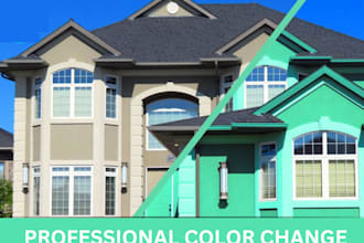 change house color, wall color, renovation in 24 hours