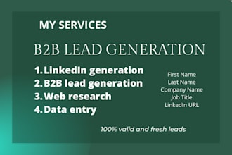do fast and accurate lead generation  and b2b lead generation