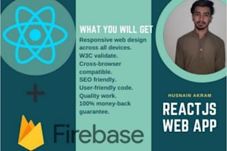 be your react js developer