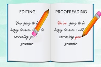 proofread and edit any document