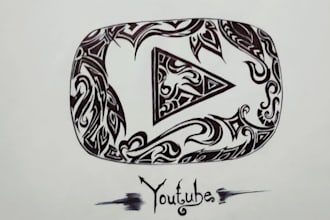 make unique handmade alphabet tattoo design