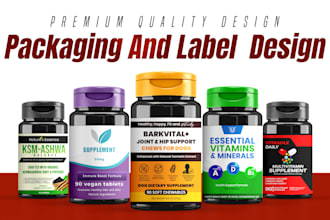 do product label design and packaging