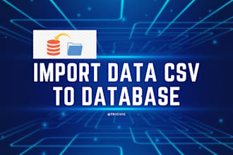 import data from excel or csv into dbms mysql