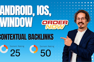 build android ios window game contextual premium guest post backlinks for SEO