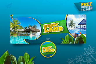 design facebook cover youtube banner ad