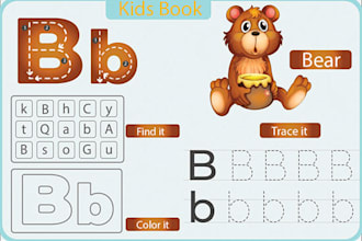 design kids coloring book pages and activity books