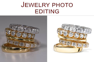 do high end jewelry photo retouching