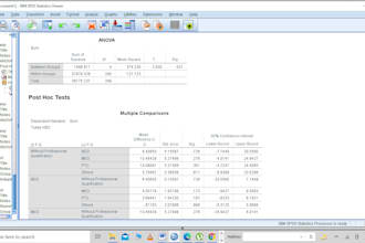 do spss statistical analysis and interpretation