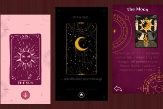 develop an oracle or tarot android app