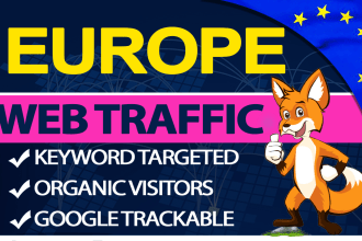 bring keyword targeted organic europe web traffic
