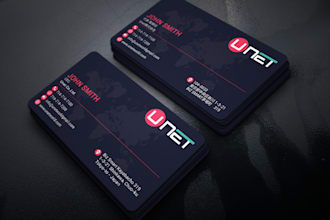 design minimalistic and clean business card