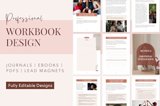 design your workbook, journal, ebook, or lead magnet PDF