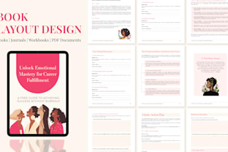 design book, ebook, workbook, journal, or PDF design