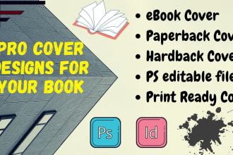 do professional book cover design for kindle amazon