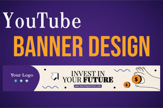 design an amazing youtube banner within 6 hours