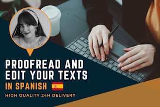 proofread and edit your texts in spanish