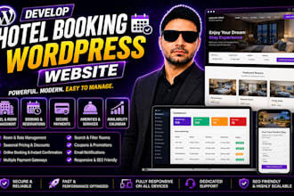 create hotel booking wordpress website