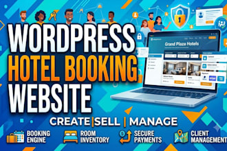 create hotel booking wordpress website