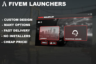 create a custom fivem launcher for your roleplay server