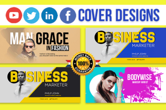 facebook cover photo design,linkedin cover and twitter cover