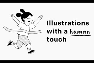 create minimalist illustrations for web, app and blog
