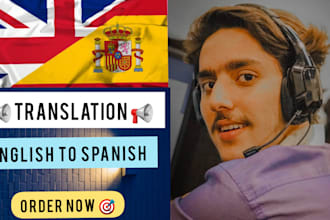 do professional translation in english to spanish