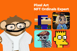 create an nft on bitcoin ordinals, such as bitcoin puppets