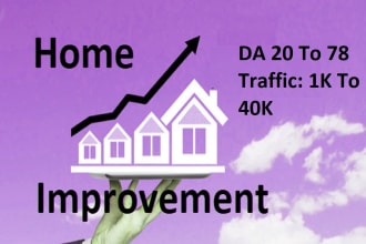 guest posts for blog with USA traffic about home improvement and real estate