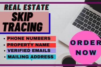 do skip tracing for real estate business