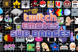 create pixel art emotes sub badges