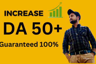 increase your website moz da to 50 plus