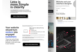 build, rebuild website development as full stack developer