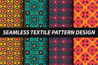 design amazing seamless fabric textile tie dye vector patterns