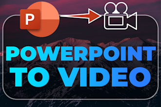 convert powerpoint presentation to video
