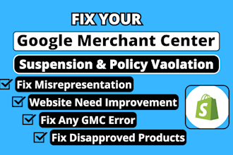 fix google merchant center suspension