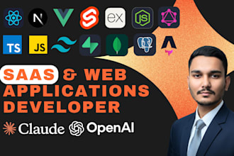 build rebuild and customize full stack saas web applications