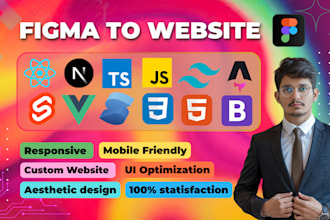 do figma to next js, react js, vue js, solid js, svelte, typescript