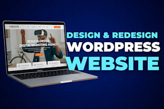 design, redesign wordpress business website and wordpress website development