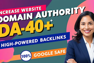 increase da 50 plus moz domain authority or da