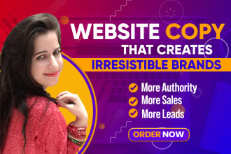 do compelling sales copywriting for website content and ad copy