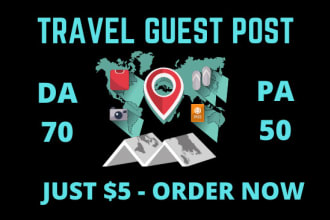 write and publish travel guest post on high da 70 site