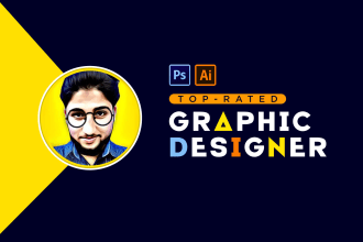 do and edit any graphic design in adobe photoshop illustrator, vector tracing