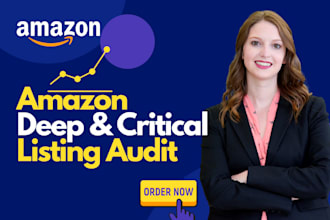 be your amazon consultant to audit, analyze, critique your amazon listing