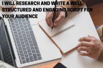 write a well structured and engaging podcast script