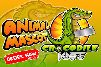 design a creative animal cartoon mascot logo