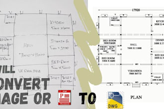 convert image to autocad drawing