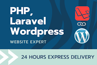 be your laravel and wordpress developer