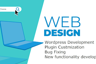 design wordpress site and fix any issues
