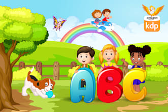 draw children story book illustration and picture book