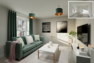 do virtual staging and enhance your property in 10 hours